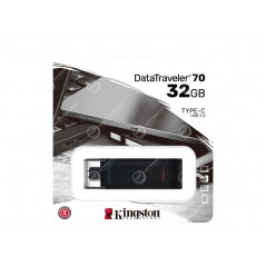 Clé USB-C 3.2 32GB Kingston DataTraveler 70 Noir
