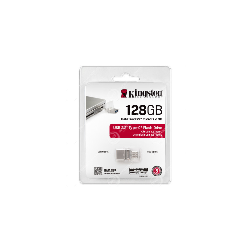 Clé USB-C / USB 128GB DataTraveler Micro-Duo Kingston
