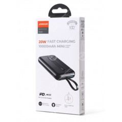 Power Bank 10000mAh 20W Charge Rapide USB / USB Type C / Câble Type C Joyroom Noir