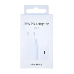Cargador de red Samsung Ultra Fast 25W USB-C Blanco