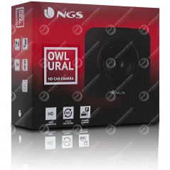 Caméra de Surveillance pour Voiture NGS Car Owlural Full HD 200 mAh Noire