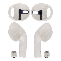 Coques d'écouteur gauche et droite pour AirPods Pro Blanc 6 pièces