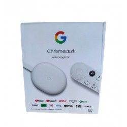 Google Chromecast 4.0 avec Google TV 4K Smart TV Blanc