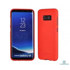 Coque silicone Samsung J7 2017 Rouge matt Soft feeling