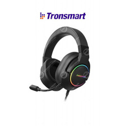 Casque Gaming Avec Périphérique USB et Microphone Tronsmart Sparkle RGB Noir (467600)