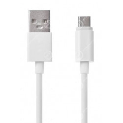 Cable Micro USB 1M Blanco (A granel)