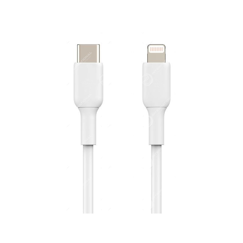 Câble USB Type-C vers Lightning 1M Blanc (En Vrac)