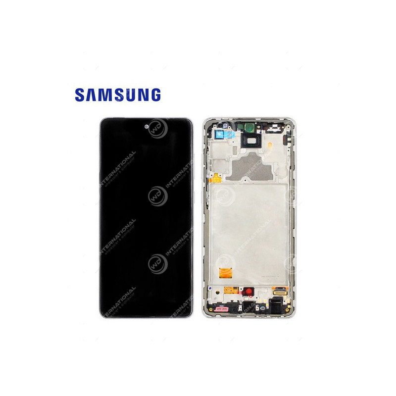Ecran Samsung Galaxy A72 / A72 5GBlanc Avec Châssis Service Pack