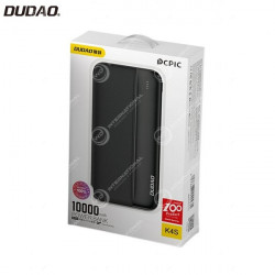 Batterie Externe Dudao 2x USB 10000mAh 5V / 2A Noir
