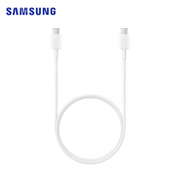 Câble Original Samsung Type-C Vers Type-C Blanc (Vrac) (EP-DA705BWE)