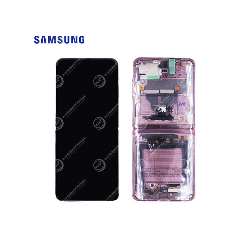 Écran Samsung Galazy Z Flip 5G (Sans Caméra) (SM-F707) Bronze Mystique Service Pack