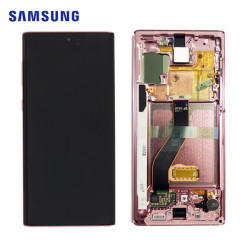 Ecran Samsung Note 10 Aura Rose Service Pack