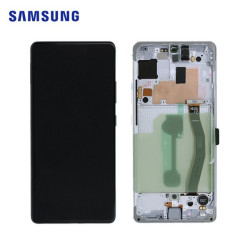 Écran Samsung Galaxy S10 Lite Blanc Service Pack