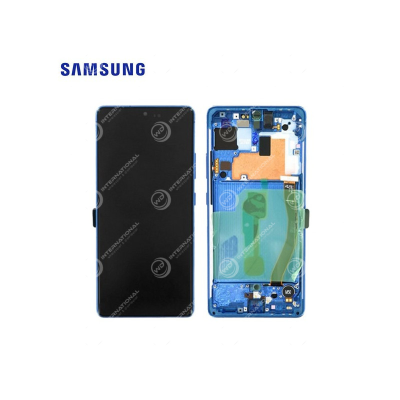 Écran Samsung Galaxy S10 Lite Bleu Service Pack