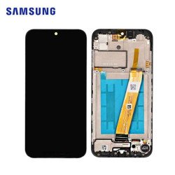 Pantalla Samsung Galaxy M11 (SM-M115) Negro Service Pack