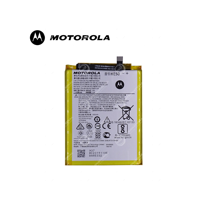 Batterie Motorola Moto E4 Plus (XT1770) Moto G7 Play (XT1952) Origine Constructeur