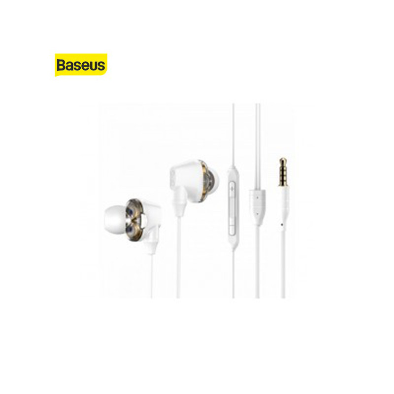 Écouteurs Filaires Baseus Encok H10 Blanc (NGH10-02)