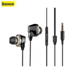 Auriculares con cable negro Baseus Encok H10 (NGH10-01)