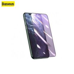 Verre Trempé Baseus 0.25mm Anti-Lumière Bleue Full iPhone XS Max/11 Pro Max Noir (SGAPIPH65S-HB01)