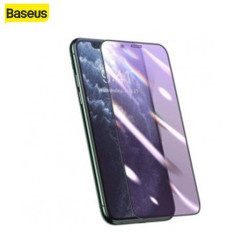 Verre Trempé Baseus 0.25mm Anti-Lumière Bleue Full iPhone X/XS/11 Pro Noir (SGAPIPH58S-HB01)