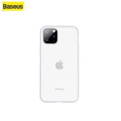 Coque  Baseus Jelly LiquidiPhone 11 Pro Max Transparente Blanche (WIAPIPH65S-GD02)
