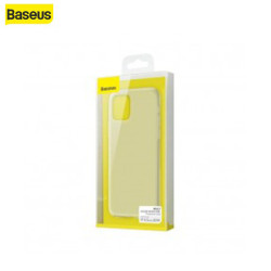 Custodia bianco trasparente Baseus Jelly Liquid Silica Gel iPhone 11 Pro Max (WIAPIPH65S-GD02)