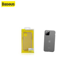 Coque  Baseus Jelly Liquid Silica Gel iPhone 11 Pro Transparente Noire (WIAPIPH58S-GD01)