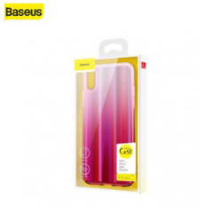 Carcasa transparente rosa Baseus Aurora iPhone XS Max (WIAPIPH65-JG01 / WIAPIPH65-JG04)