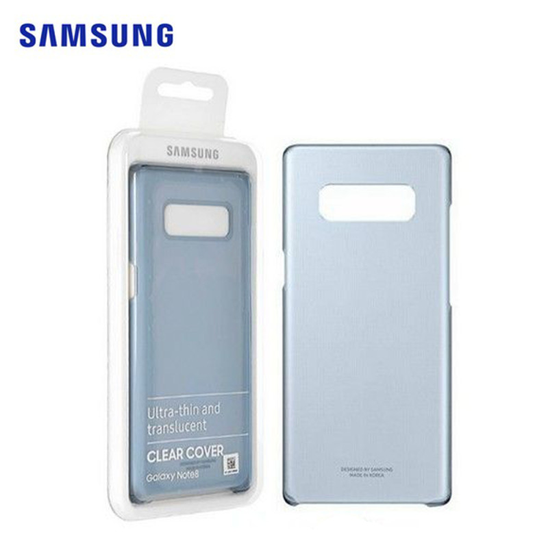 Etui Clear Cover Officiel Samsung Note 8 Deep Bleu