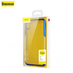 Coque Bleue et Transparente Baseus Shining iPhone XS Max (ARAPIPH65-MD03)