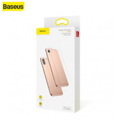 Vidrio templado Back Cover Baseus 0.3mm Full iPhone XS Max Transparent (SGAPIPH65-ABM02)