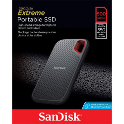 Disque SSD Externe SanDisk Extreme Portable 500 Go