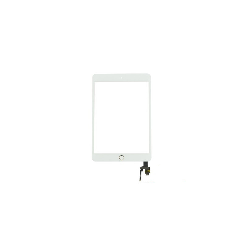 Vitre iPad Mini 3 Blanc (sans bouton home)