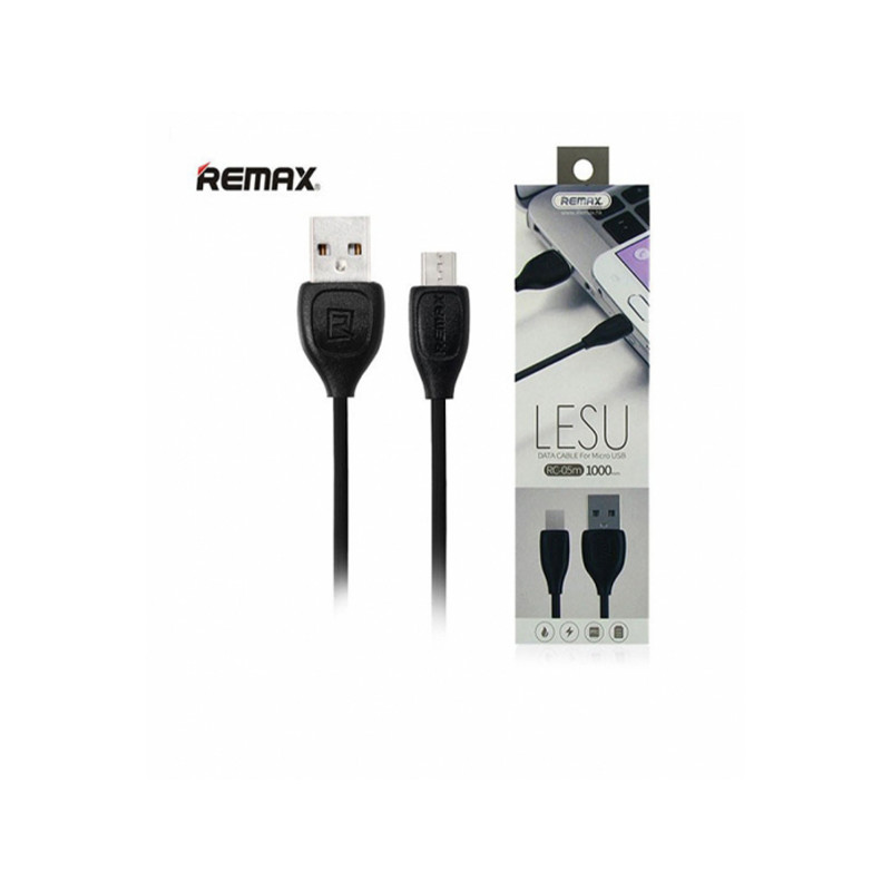 Câble Remax Noir Micro USB RC-050m