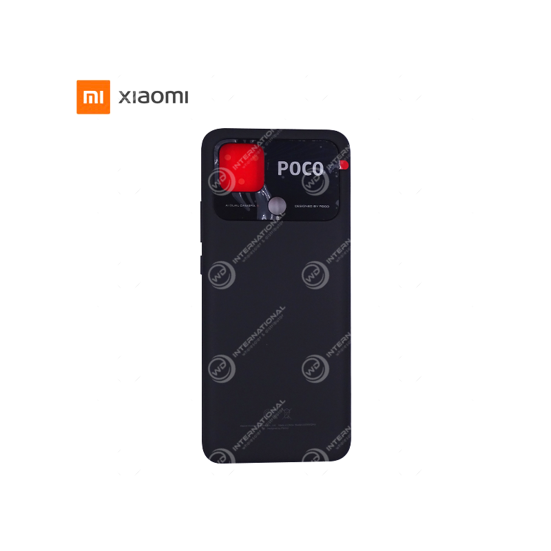 Back Cover Xiaomi Poco C40 Noir Origine Constructeur