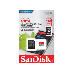 Carte mémoire Sandisk Micro SDXC 128Go (SDSQUA4-128G-GN6MA)