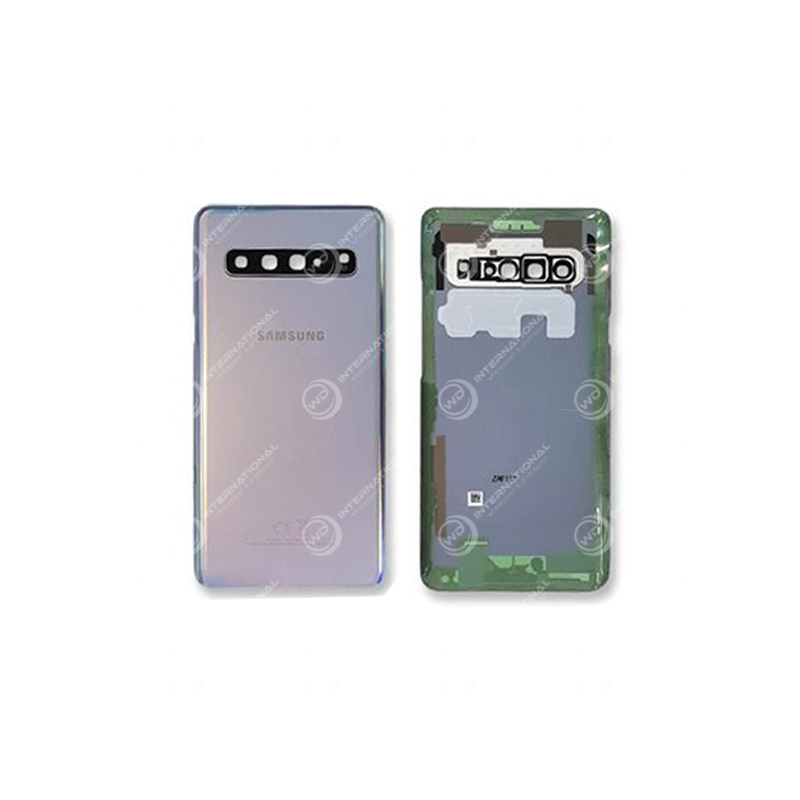 Back Cover Samsung Galaxy S10 5G Argent Service Pack