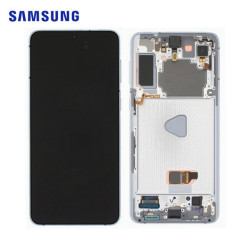 Ecran Samsung Galaxy S21 Plus 5G Argent Fantôme (SM-G996) Service Pack