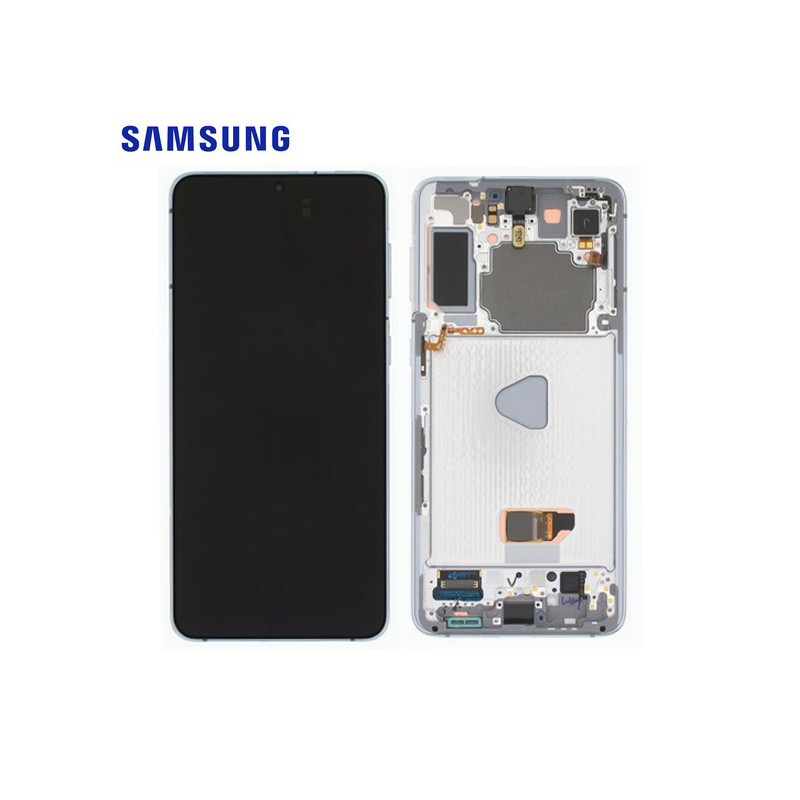 Ecran Samsung Galaxy S21 Plus 5G Argent Fantôme (SM-G996) Service Pack