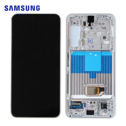 Pantalla Samsung Galaxy S22 (SM-S901B) Ghost White Service Pack