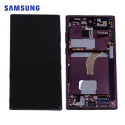 Ecran Samsung Galaxy S22 Ultra (SM-S908B) Bordeaux Service Pack