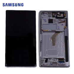 Ecran Samsung Galaxy S22 Ultra (SM-S908B) Fantôme Blanc Service Pack