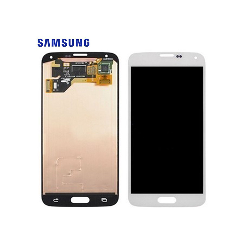 Ecran Samsung S5 mini/G800F - Blanc (Service Pack)