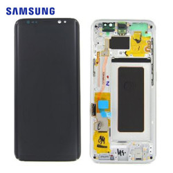 Display Samsung S8 - Argento (Originale) (service pack)