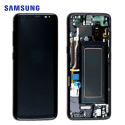 Display Samsung S8 Plus - Nero (Originale) (service pack)