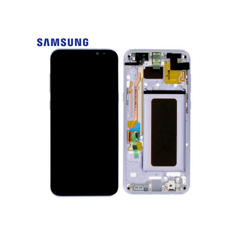 Écran Samsung Galaxy S8 Plus Gris Orchidée (SM-G955) Service Pack