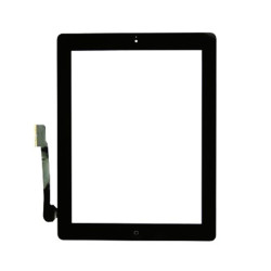 Cristal iPad 3 - Negro (cristal + pantalla táctil)