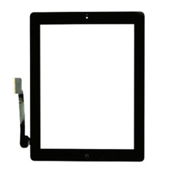 Cristal iPad 4 - Negro (cristal + pantalla táctil)