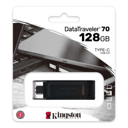 Clé USB Kingston 128GB USB-C 3.2 Gen 1 DataTraveler 70