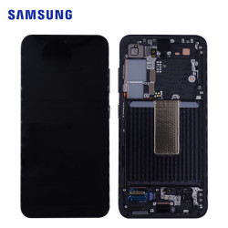 Ecran Samsung Galaxy S23 (S911B) Noir Fantôme Service Pack